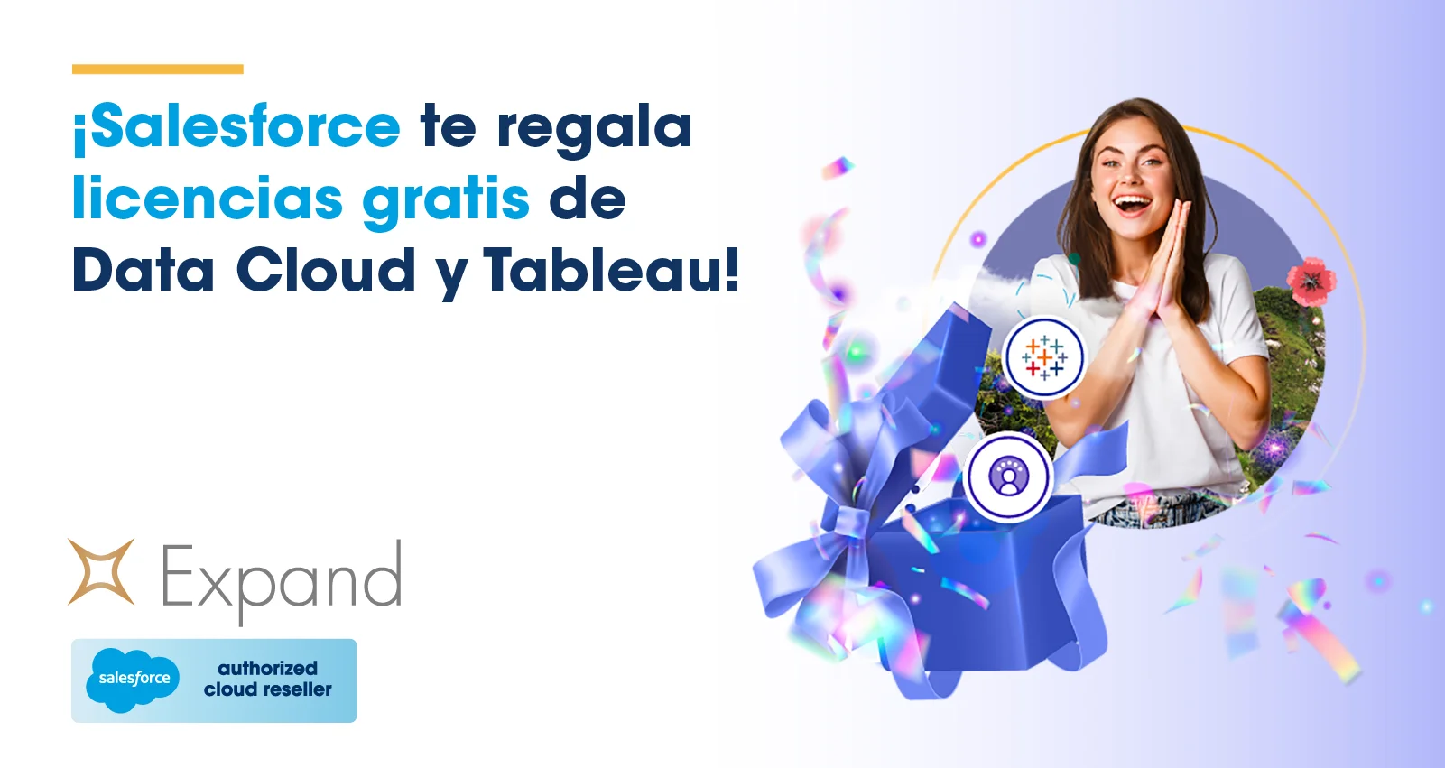 ¡Salesforce te brinda licencias gratis de Data Cloud y Tableau!