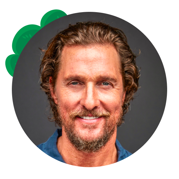 Matthew McConaughey: Actor galardonado y filántropo.